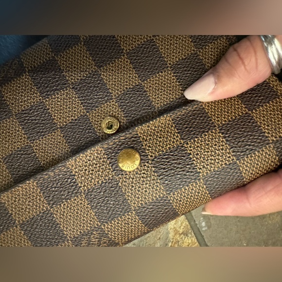 Authentic Louis Vuitton Damier Ebene Porte Tresor Etui Papiers wallet - Picture 8 of 14